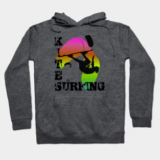 Kite Surfing WIth Freestyle Kitesurfer And Kite 6 Hoodie